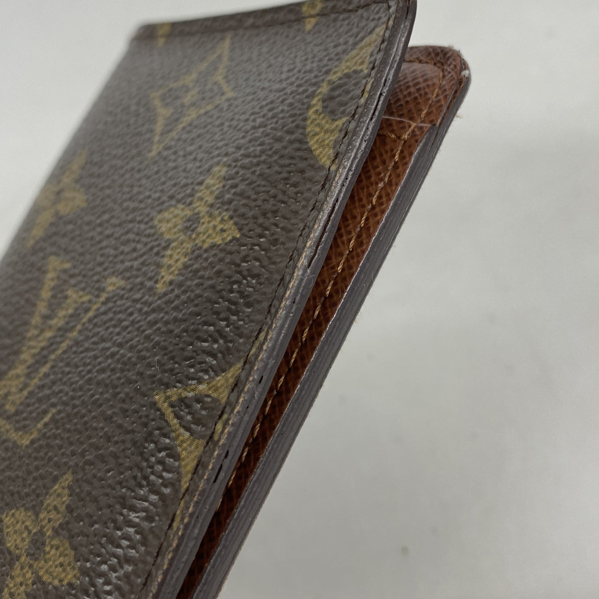 【6hc2241-k】ルイヴィトン カードケース モノグラム ポルトカルトパスヴェルティカル M66541 ブラウン【中古】メンズ レディース ユニセックス