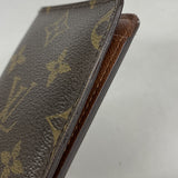 【6hc2241-k】ルイヴィトン カードケース モノグラム ポルトカルトパスヴェルティカル M66541 ブラウン【中古】メンズ レディース ユニセックス