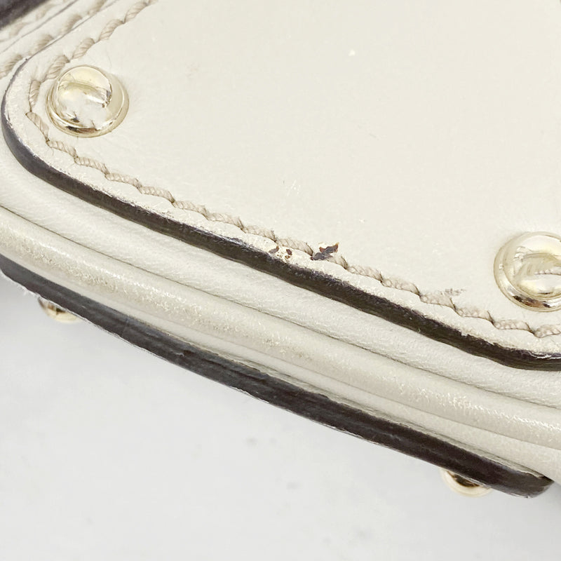 【6hc2254-k】グッチ ハンドバッグ GGキャンバス/バンブー 185566 キャンバス ブラウン ゴールド金具 2wayバック【中古】レディース