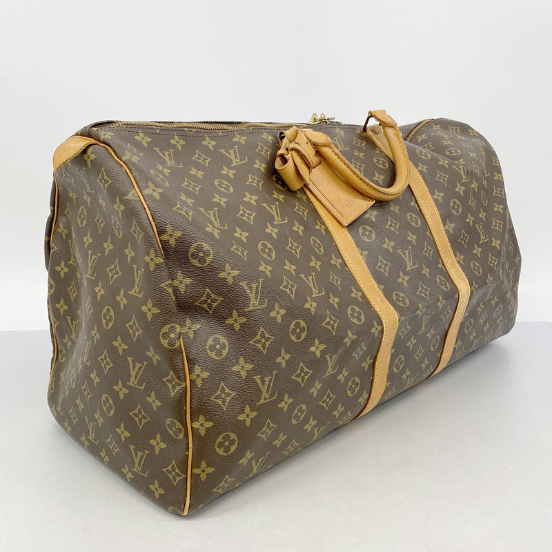 【6hc2264】ルイヴィトン ボストンバッグ モノグラム キーポル60 M41422 ブラウン【中古】メンズ レディース ユニセックス