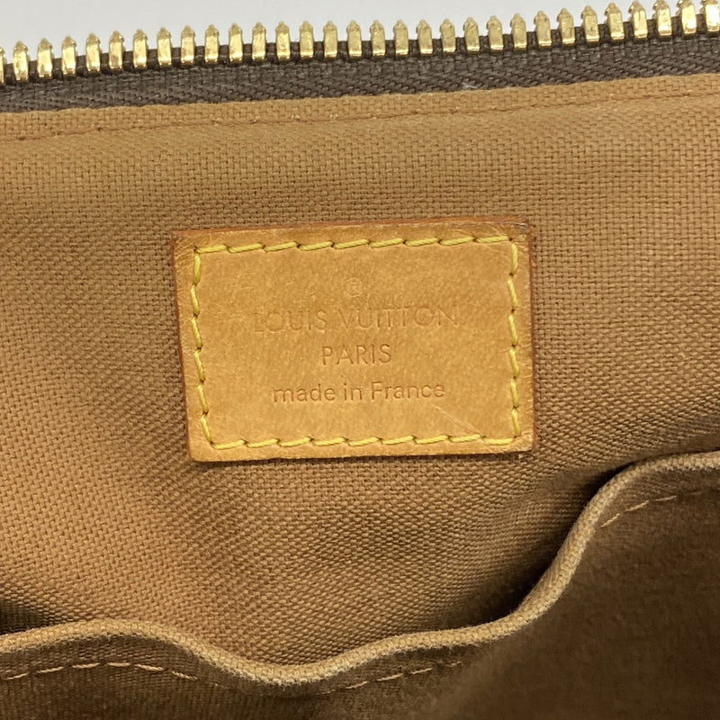 【6hc2265】ルイヴィトン トートバッグ モノグラム パレルモPM M40145 ブラウン 2wayバック【中古】レディース