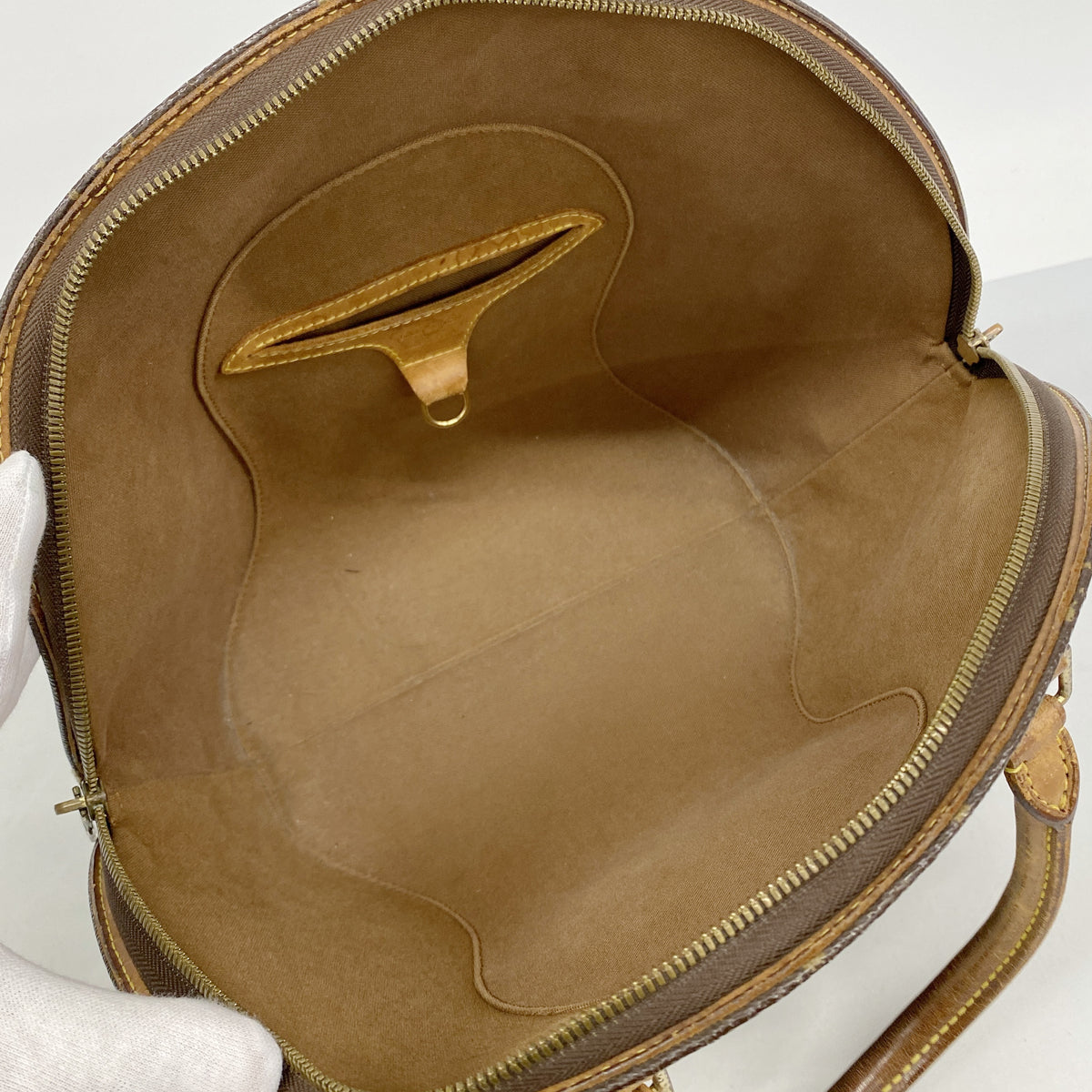 【6hc2267】ルイヴィトン ハンドバッグ モノグラム エリプスMM M51126 ブラウン【中古】レディース