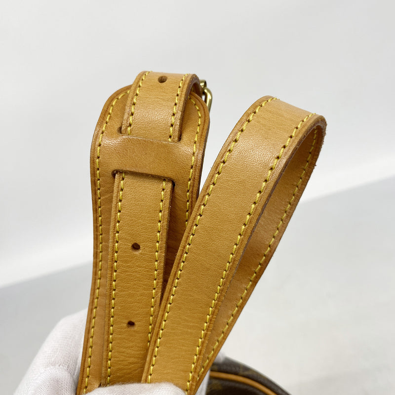 【6hc2275-h】ルイヴィトン ショルダーバッグ モノグラム ブローニュ30 M51265 ブラウン【中古】レディース