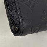 【6hc2306-k】ルイヴィトン 長財布 モノグラムシャドウ ジッピー ウォレットホリゾンタル M80333 ブラック【中古】メンズ