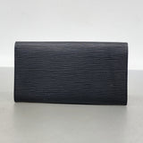 【6hc2307-k】ルイヴィトン 長財布 エピ ポシェットポルトモネクレディ M63572 ノワール【中古】レディース