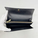 【6hc2307-k】ルイヴィトン 長財布 エピ ポシェットポルトモネクレディ M63572 ノワール【中古】レディース