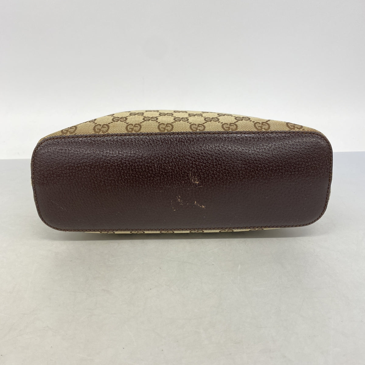 【6hc2322-k】グッチ ショルダーバッグ GGキャンバス 115003 キャンバス ブラウン シルバー金具【中古】レディース