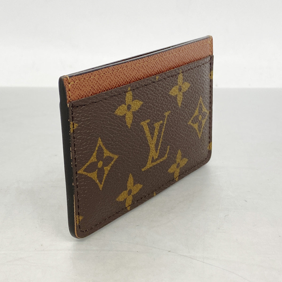 【6hc2359】ルイヴィトン カードケース モノグラム ポルトカルトサーンプル M61733 ブラウン【中古】メンズ レディース ユニセックス