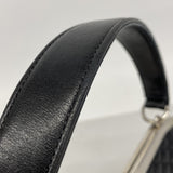 【6hc2392-k】シャネル ハンドバッグ マトラッセ がま口 ラムスキン ブラック シルバー金具【中古】レディース