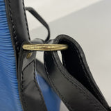 【6hc2395-k】ルイヴィトン ショルダーバッグ エピ バイカラー プチノエ M44152 トレドブルー ノワール【中古】レディース