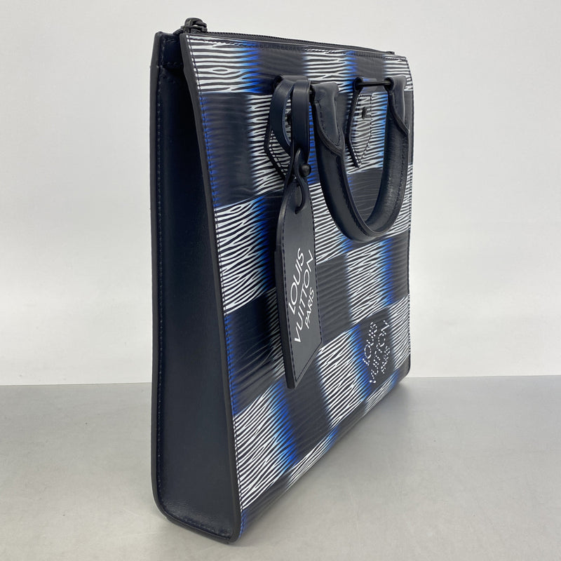 【6hc2423】ルイヴィトン ハンドバッグ ダミエラッシュ エピXL サックプラクロス M23957 ブルームーン【中古】メンズ