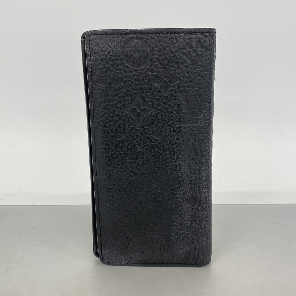 【6hc2437-k】ルイヴィトン 長財布 モノグラム トリヨン ポルトフォイユブラザ M69038 ブラック【中古】メンズ