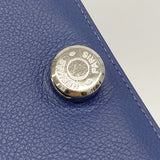 【6hc2453】エルメス コインケース ドゴンコンパクト エバーカラー ブルーブライトン シルバー金具 C刻印【中古】メンズ レディース ユニセックス
