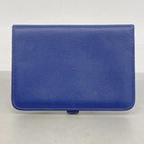 【6hc2453】エルメス コインケース ドゴンコンパクト エバーカラー ブルーブライトン シルバー金具 C刻印【中古】メンズ レディース ユニセックス