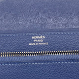 【6hc2453】エルメス コインケース ドゴンコンパクト エバーカラー ブルーブライトン シルバー金具 C刻印【中古】メンズ レディース ユニセックス