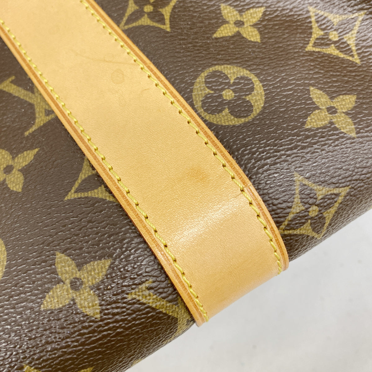 【6hc2459-k】ルイヴィトン ボストンバッグ モノグラム キャリーオール M40074 ブラウン【中古】メンズ レディース ユニセックス