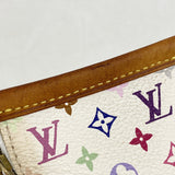 【6hc2465-k】ルイヴィトン コインケース モノグラム・マルチカラー ベルランゴ M58028 ブロン【中古】レディース