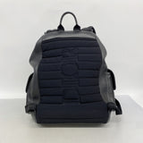 【6hc2471-e】クリスチャンディオール リュック・デイパック サドル レザー ブラック シルバー金具【中古】メンズ レディース ユニセックス