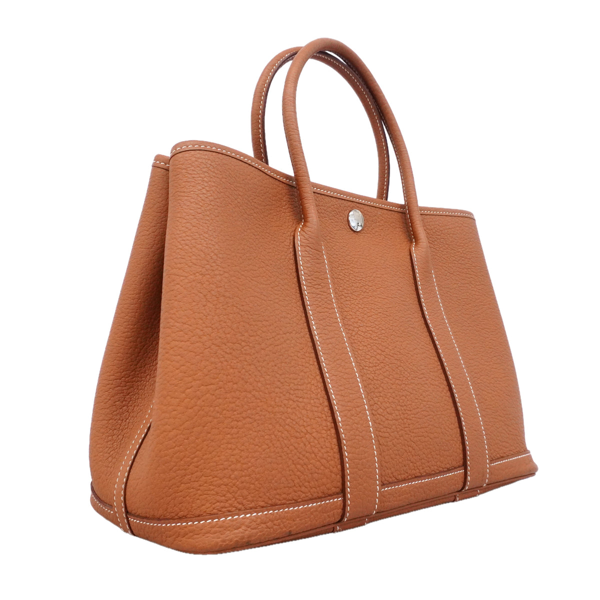【6hc2507】エルメス トートバッグ ガーデンパーティTPM ネゴンダ ゴールド シルバー金具 W刻印【中古】レディース