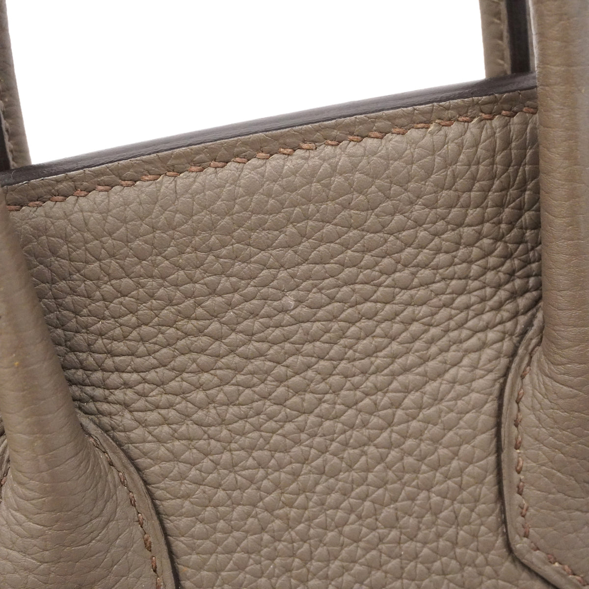 ★SALE【6hc2514-g】エルメス ハンドバッグ バーキン25 トリヨンクレマンス エタン ゴールド金具 C刻印【中古】レディース
