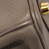 ★SALE【6hc2514-g】エルメス ハンドバッグ バーキン25 トリヨンクレマンス エタン ゴールド金具 C刻印【中古】レディース