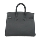 ★SALE【6hc2515-g】エルメス ハンドバッグ バーキン25 トゴ グリミスティ ゴールド金具 G刻印【中古】レディース