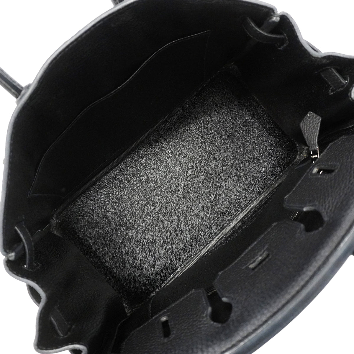 ★SALE【6hc2516-g】エルメス ハンドバッグ バーキン25 トゴ ブラック シルバー金具 Z刻印【中古】レディース