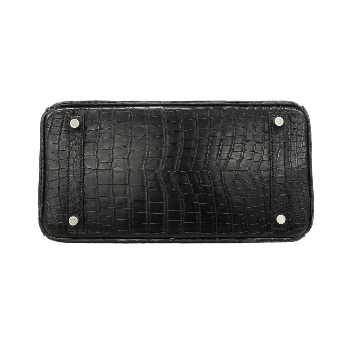 【6hc2517-g】エルメス ハンドバッグ バーキン30 ニロティカスマット ブラック シルバー金具 □I刻印【中古】レディース
