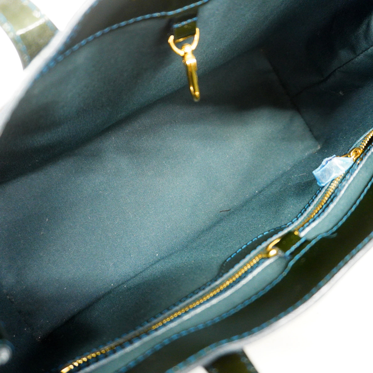 【6hc2566】ルイヴィトン ハンドバッグ ヴェルニ ウィルシャーPM M93684 ブルーニュイ【中古】レディース