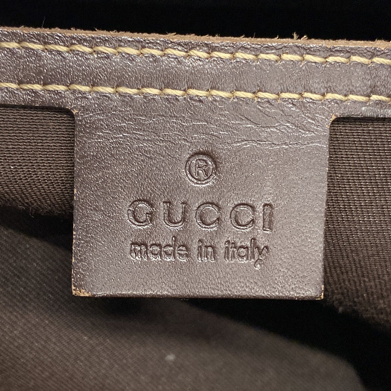【6hc2577】グッチ ショルダーバッグ GGスプリーム 246881 PVC ブラウン シャンパンゴールド金具【中古】メンズ