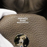 【6hc2614】エルメス ハンドバッグ リンディ34 トリヨンクレマンス エタン シルバー金具 □O刻印 2wayバッグ【中古】レディース