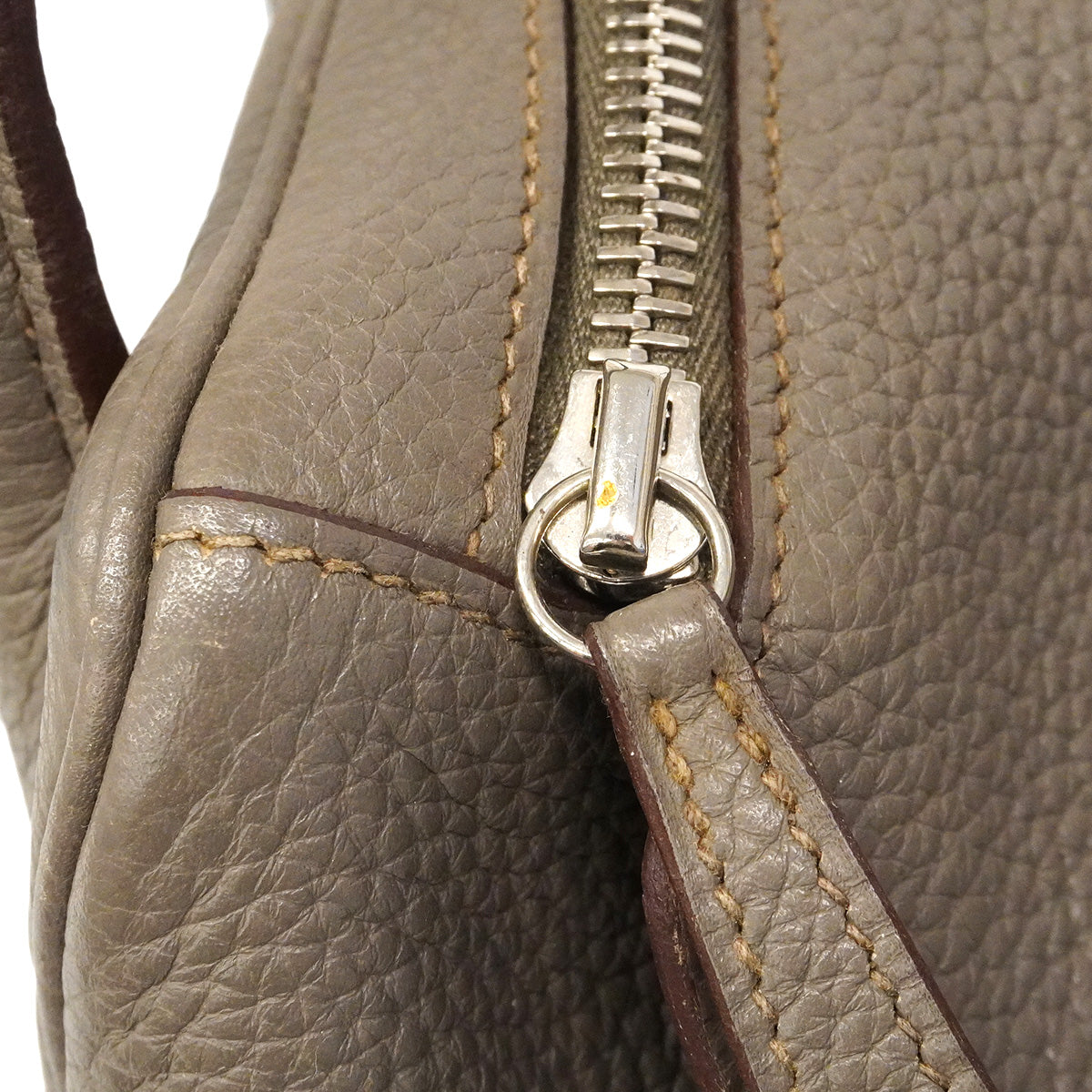 【6hc2614】エルメス ハンドバッグ リンディ34 トリヨンクレマンス エタン シルバー金具 □O刻印 2wayバッグ【中古】レディース
