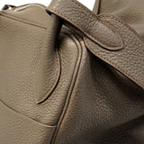 【6hc2614】エルメス ハンドバッグ リンディ34 トリヨンクレマンス エタン シルバー金具 □O刻印 2wayバッグ【中古】レディース