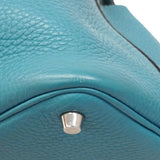 【6hc2615】エルメス ハンドバッグ ピコタンロックPM トリヨンクレマンス ブルージーン シルバー金具 □P刻印【中古】レディース