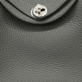 【6hc2621】エルメス ハンドバッグ リンディミニ トリヨンクレマンス アルドワーズ シルバー金具 G刻印 2wayバッグ【中古】レディース