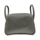 【6hc2621】エルメス ハンドバッグ リンディミニ トリヨンクレマンス アルドワーズ シルバー金具 G刻印 2wayバッグ【中古】レディース