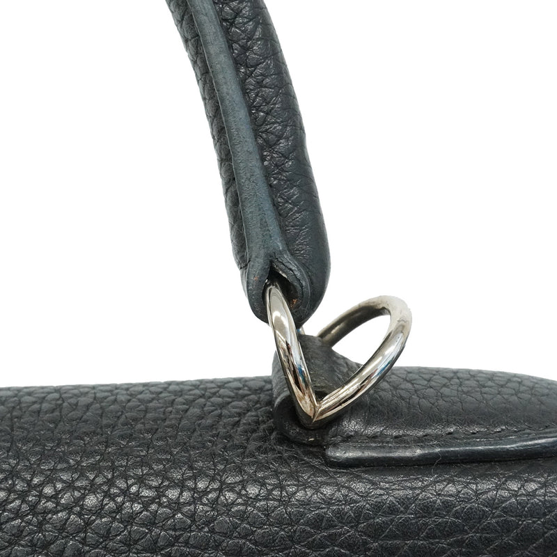 【6hc2623】エルメス ハンドバッグ ケリー32 トゴ ブラック シルバー金具 □M刻印 2wayバッグ【中古】レディース