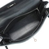 【6hc2623】エルメス ハンドバッグ ケリー32 トゴ ブラック シルバー金具 □M刻印 2wayバッグ【中古】レディース