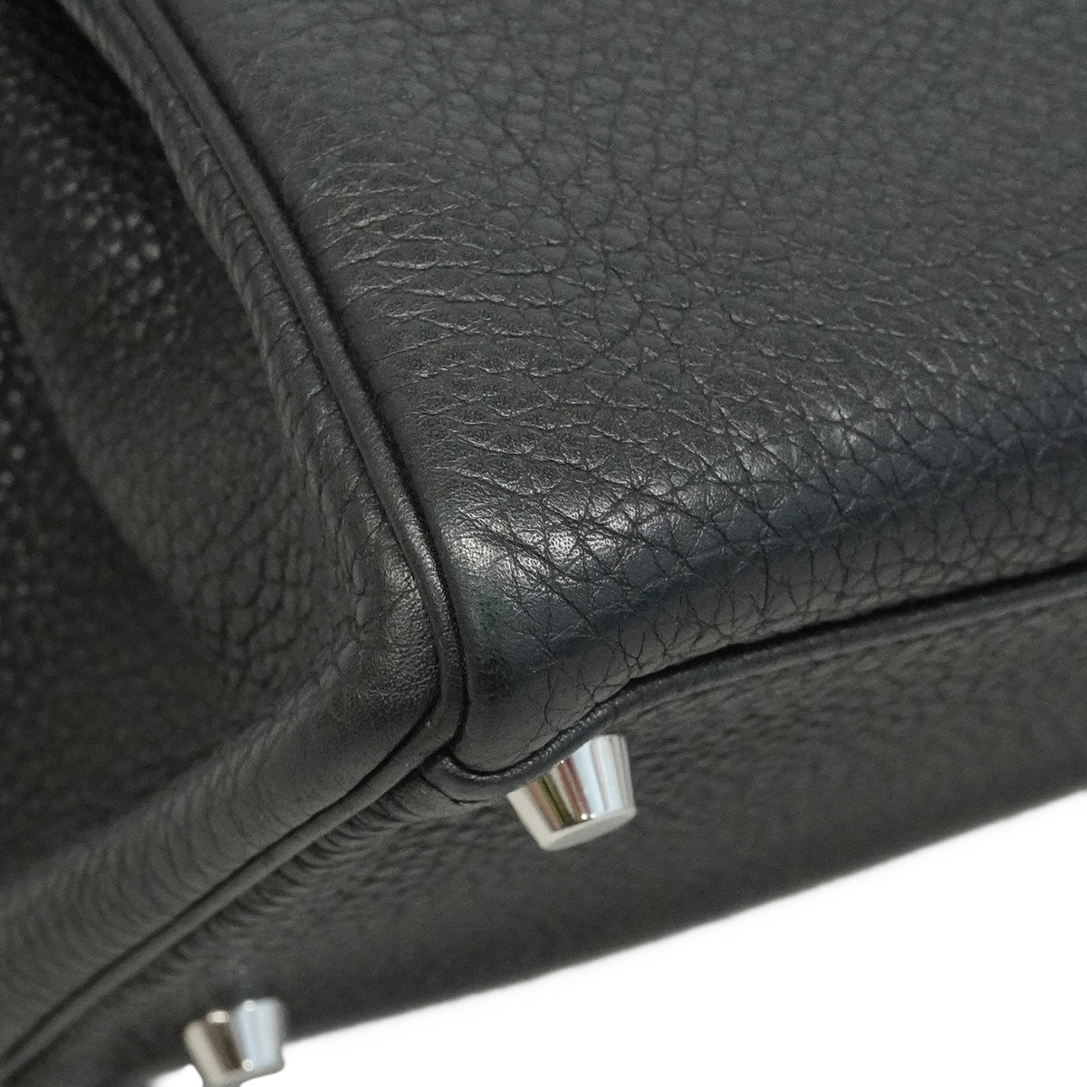 【6hc2623】エルメス ハンドバッグ ケリー32 トゴ ブラック シルバー金具 □M刻印 2wayバッグ【中古】レディース