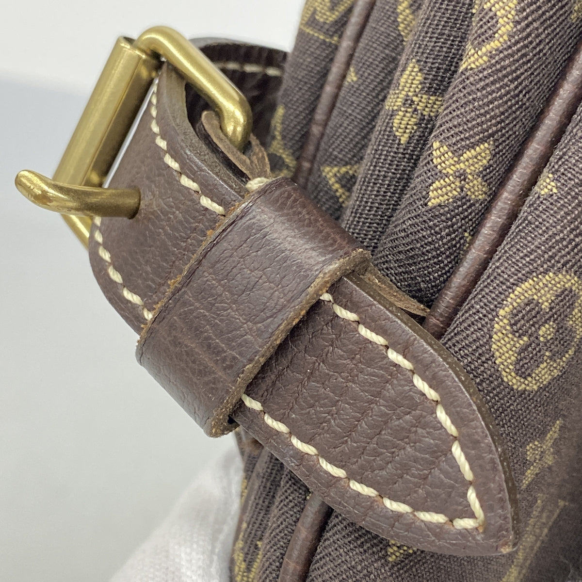 【6hc2633】ルイヴィトン ショルダーバッグ モノグラム・ミニラン ソミュール30 M95227 エベヌ【中古】レディース