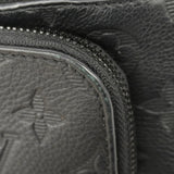 【6hc2638】ルイヴィトン ボディバッグ モノグラム･シャドウ ラッシュバムバッグ M47058 ブラック【中古】メンズ