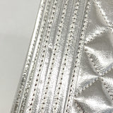 【6hc2641】シャネル ショルダーバッグ ボーイシャネル チェーンショルダー ラムスキン シルバー シルバー金具【中古】レディース