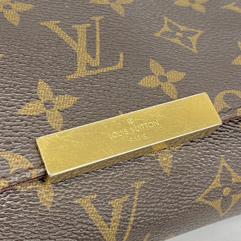 【6hc2646】ルイヴィトン ハンドバッグ モノグラム フェイボリットPM M40717 ブラウン 2wayバッグ【中古】レディース