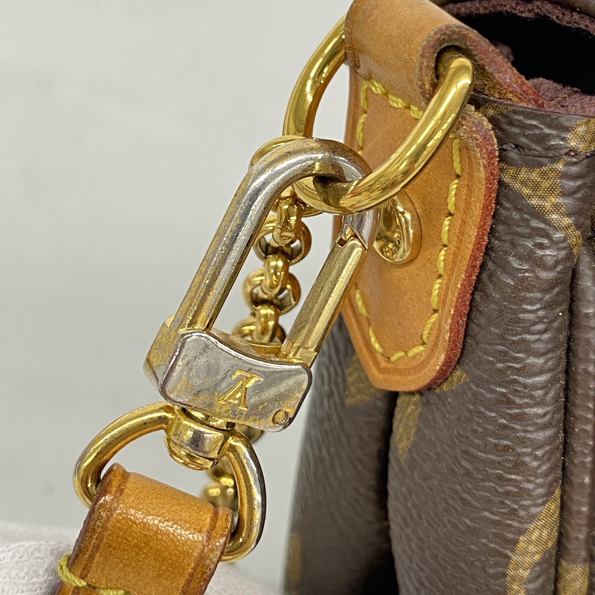 【6hc2646】ルイヴィトン ハンドバッグ モノグラム フェイボリットPM M40717 ブラウン 2wayバッグ【中古】レディース