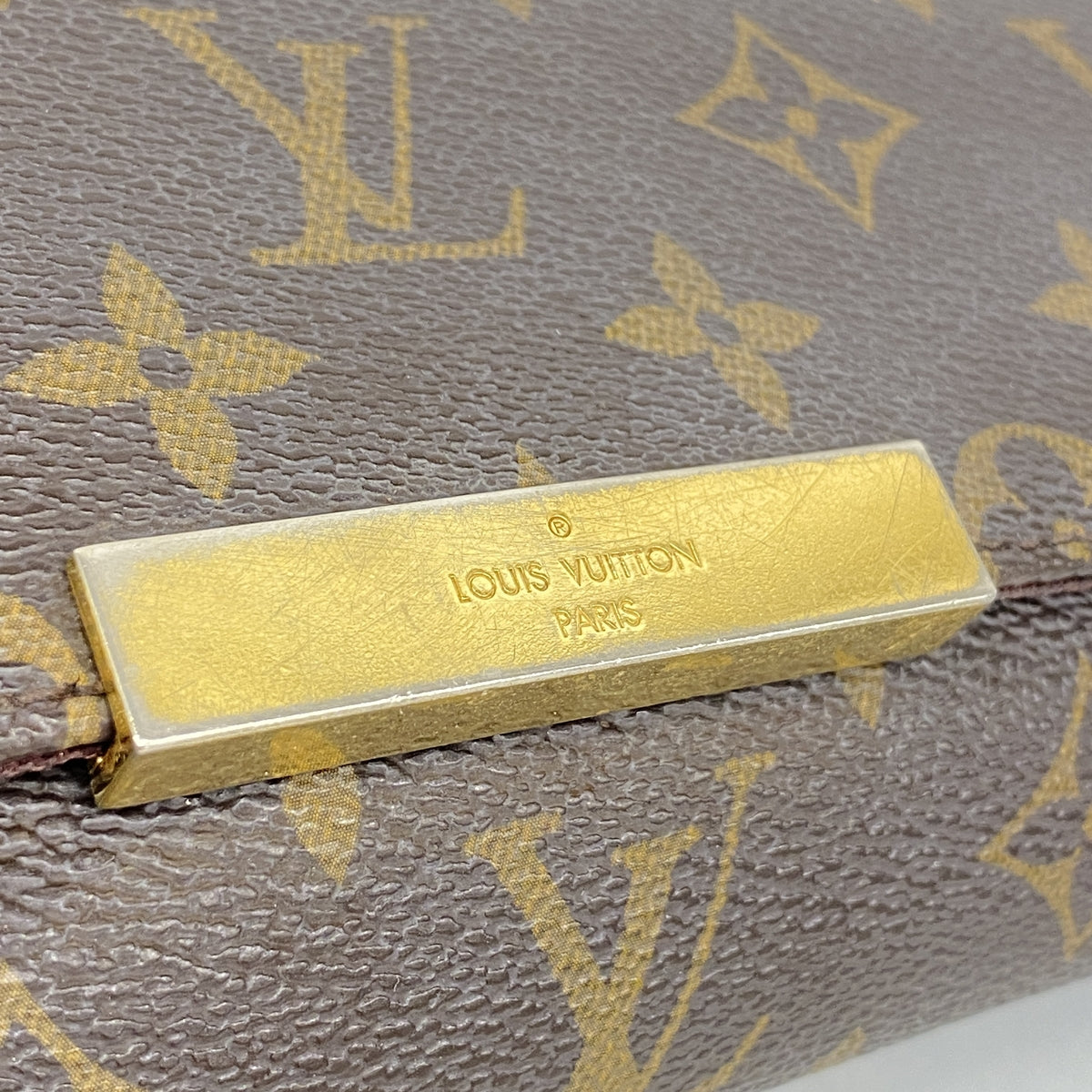 【6hc2647】ルイヴィトン ハンドバッグ モノグラム フェイボリットPM M40717 ブラウン 2wayバッグ【中古】レディース