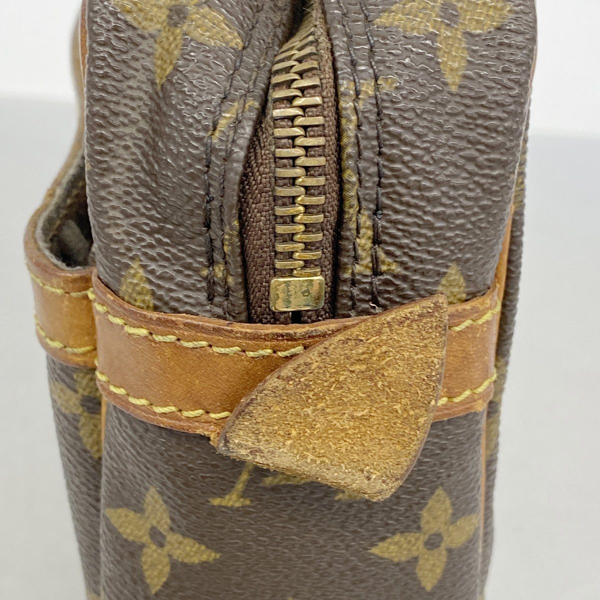 【6hc2648】ルイヴィトン クラッチバッグ モノグラム コンピエーニュ28 M51845 ブラウン【中古】メンズ レディース ユニセックス