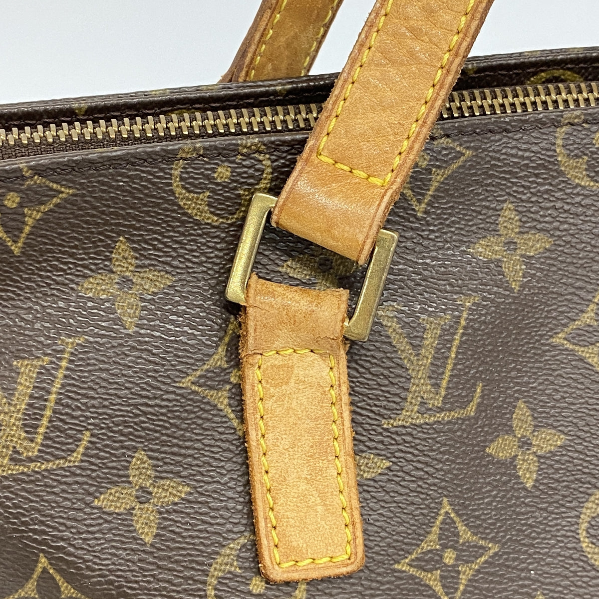 【6hc2649】ルイヴィトン トートバッグ モノグラム カバピアノ M51148 ブラウン【中古】レディース