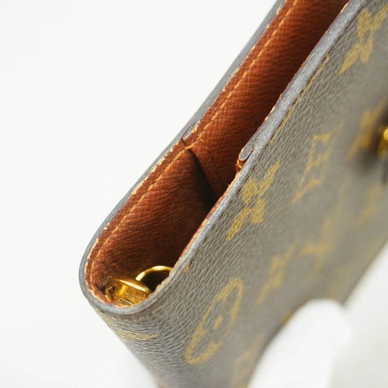 【6hc2679】ルイヴィトン 手帳カバー モノグラム アジェンダPM R20005 ブラウン【中古】メンズ レディース ユニセックス