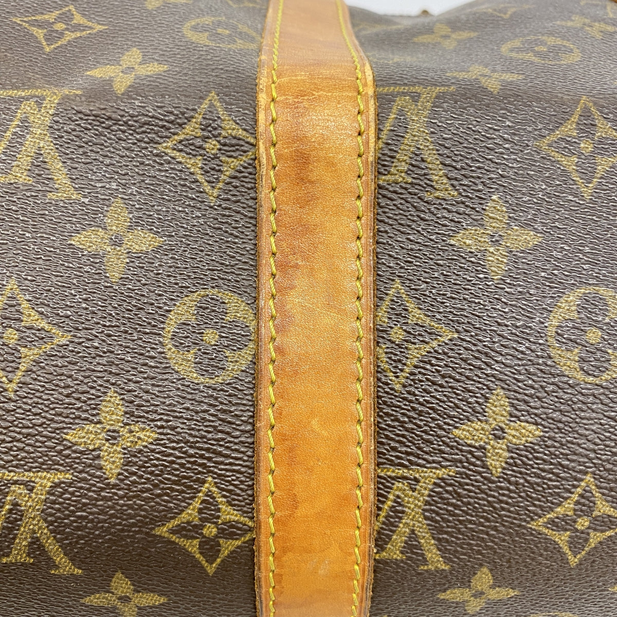【6hc2689】ルイヴィトン ボストンバッグ モノグラム キーポル45 M41428 ブラウン【中古】メンズ レディース ユニセックス