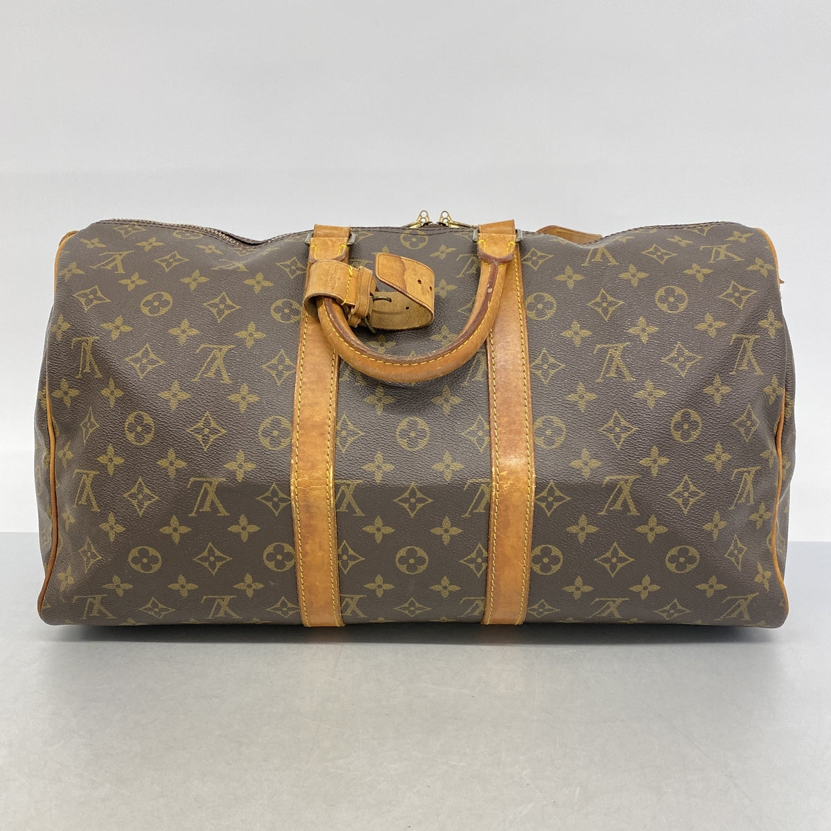 【6hc2689】ルイヴィトン ボストンバッグ モノグラム キーポル45 M41428 ブラウン【中古】メンズ レディース ユニセックス